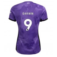 Zenski Nogometni Dres Liverpool Darwin Nunez #9 Rezervni 2023-24 Kratak Rukav